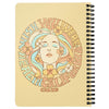 Wish Girl Cream Spiral Notebook-CA LIMITED