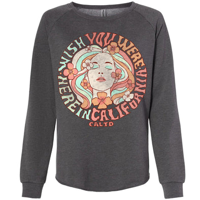 Wish Girl Crewneck Sweatshirt-CA LIMITED