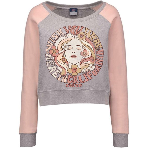 Wish Girl Cropped Sweatshirt-CA LIMITED