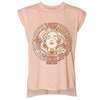 Wish Girl Rolled Sleeve Tank-CA LIMITED