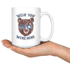 Wish You Were Here Blue Glasses Mug-CA LIMITED