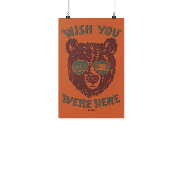 Wish You Were Here Orange Poster-CA LIMITED