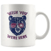 Wish You Were Here Purple Glasses Mug-CA LIMITED