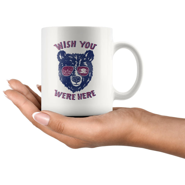 Wish You Were Here Purple Glasses Mug-CA LIMITED