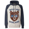 Wish You Were Here Raglan Hoodie-CA LIMITED