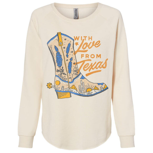 With Love TX Crewneck Sweatshirt-CA LIMITED