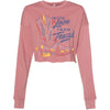 With Love TX Cropped Sweater-CA LIMITED