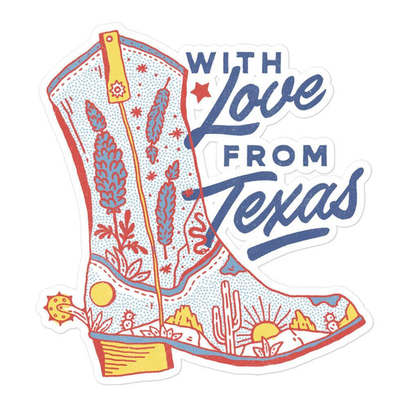 With Love TX Decal-CA LIMITED