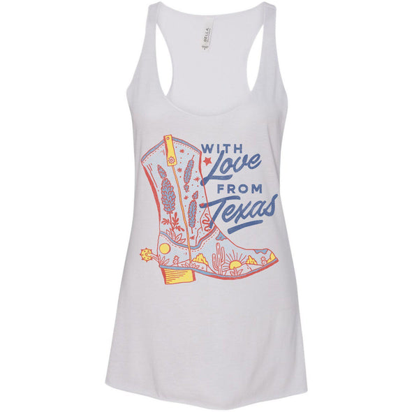 With Love TX Racerback Tank-CA LIMITED